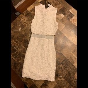 Ivory colored dress. Charlotte Russe